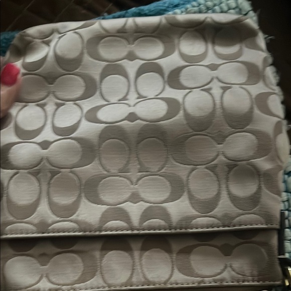 Coach Signature Poppy Crossbody Bag - Brown & Multi EUC COA - Picture 11 of 16